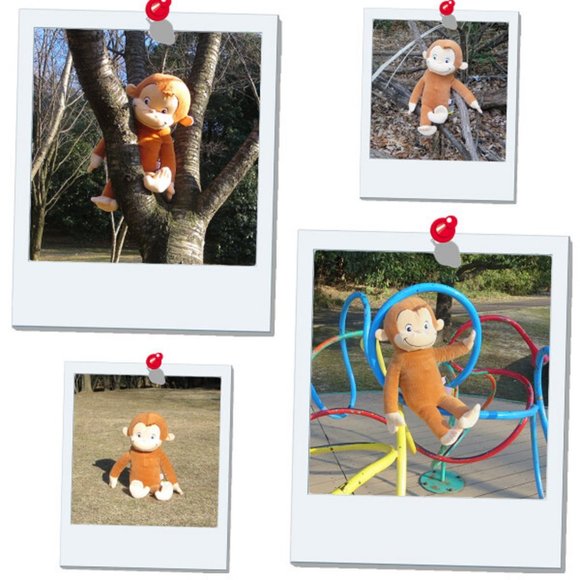 Curious George Large Classic Soft Plush Toy 23.5" Tall. Limited Edition. - Picture 7 of 7